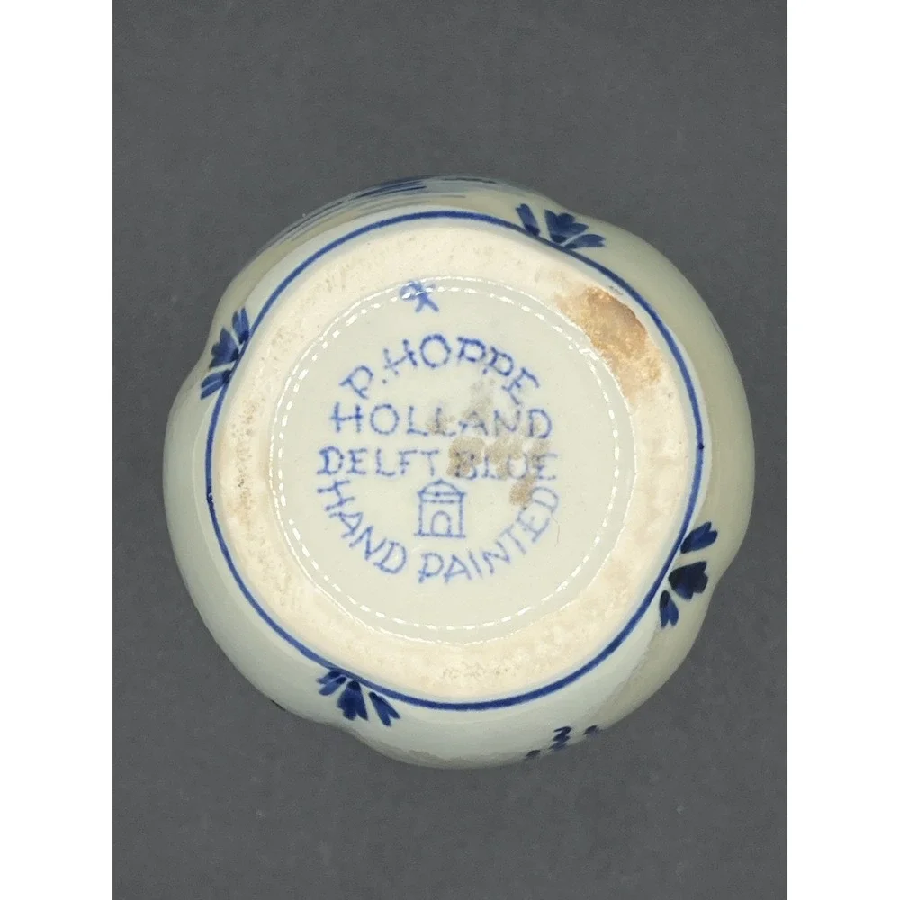 Vtg PZH Delft Blue GIN Bottle‎ 4